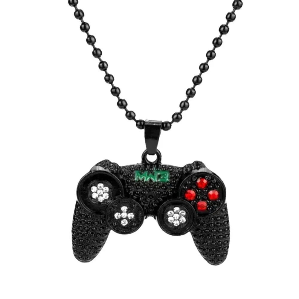 Retro unisex game console handle necklace